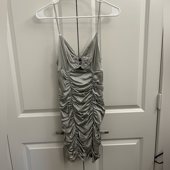 Zara Dresses & Skirts - Silver Zara Bodycon Dress